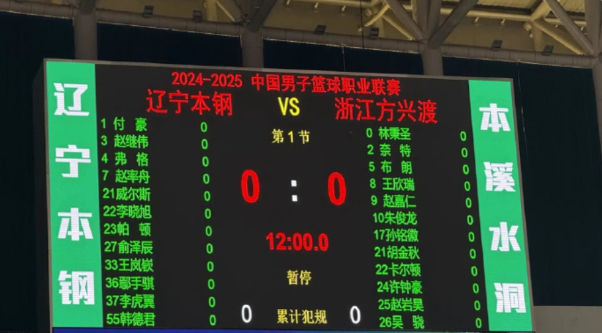 辽宁男篮队取得十连胜，稳坐榜首位置